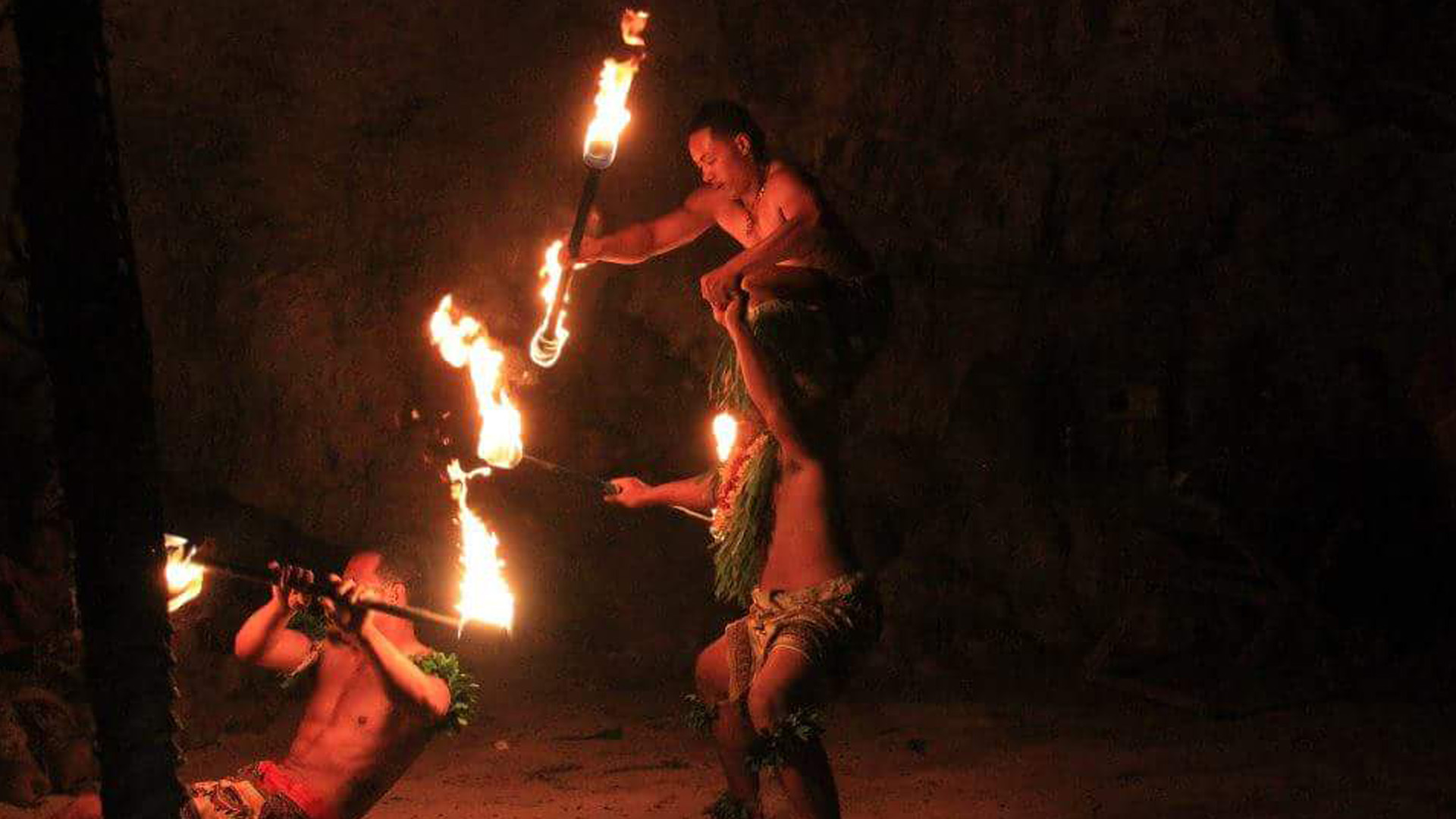Tonga - Cultural Activities at Hina's Cave